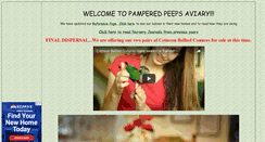 Desktop Screenshot of pamperedpeeps.com